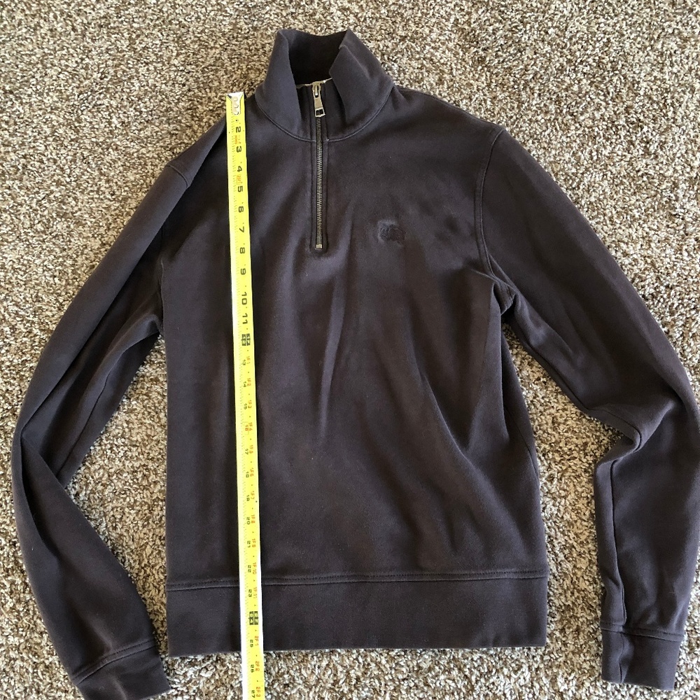 Mens Burberry Brit Quarter Zip / Half Zip Sweater